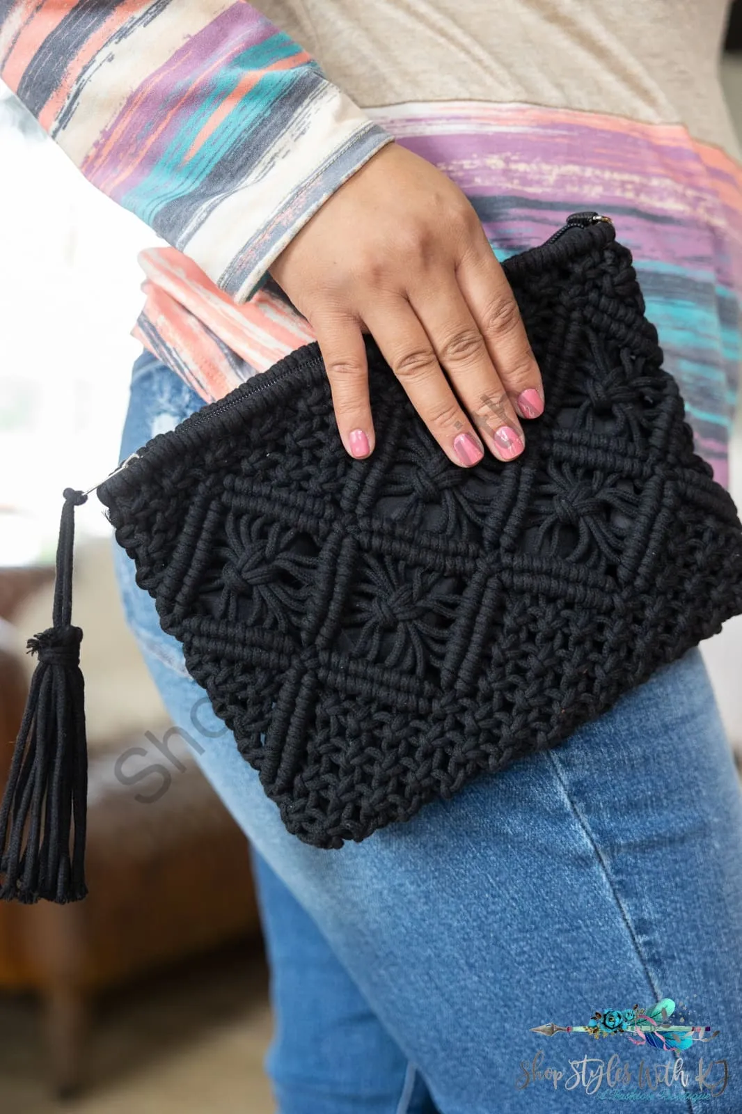 Macrame Evenings Clutch