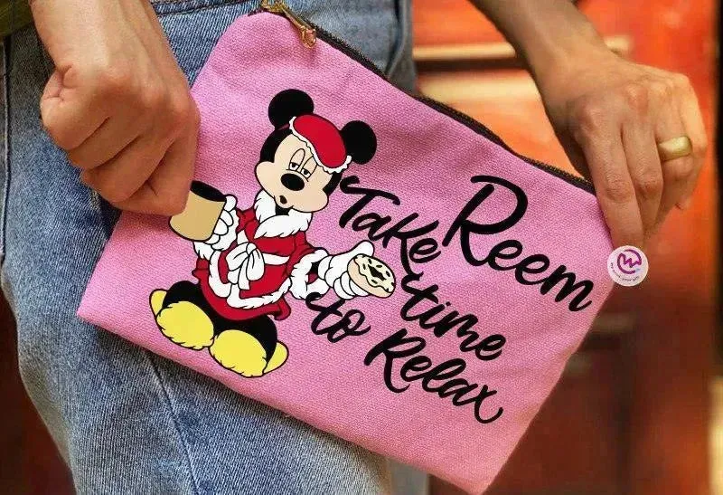 Makeup & Pencil Case- Minnie Mouse