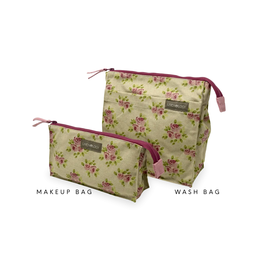 Makeup Bag Big - Vintage Rose