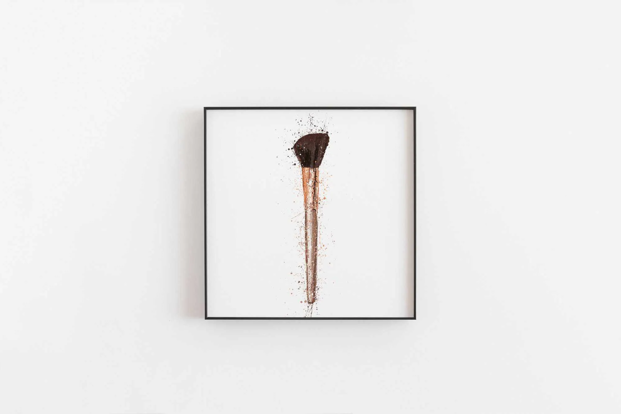 Makeup Brush Wall Art Print 'Contour'