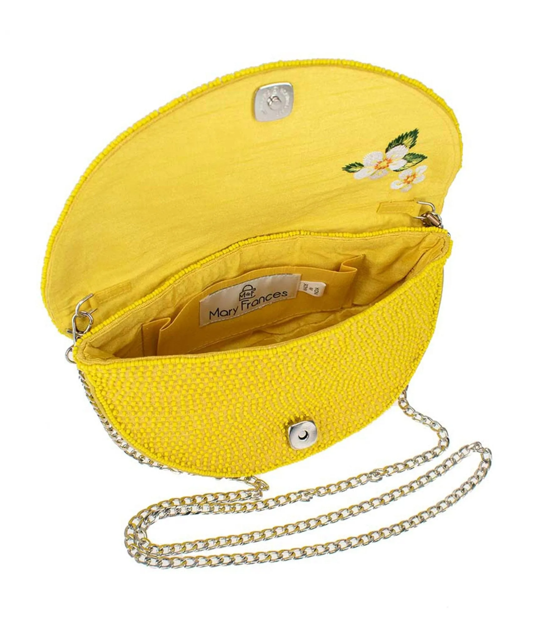 Mary Frances Tart Lemon Crossbody Bag