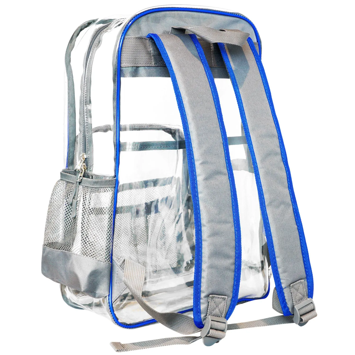 Meister All-Access Clear Backpack - Blue / Gray