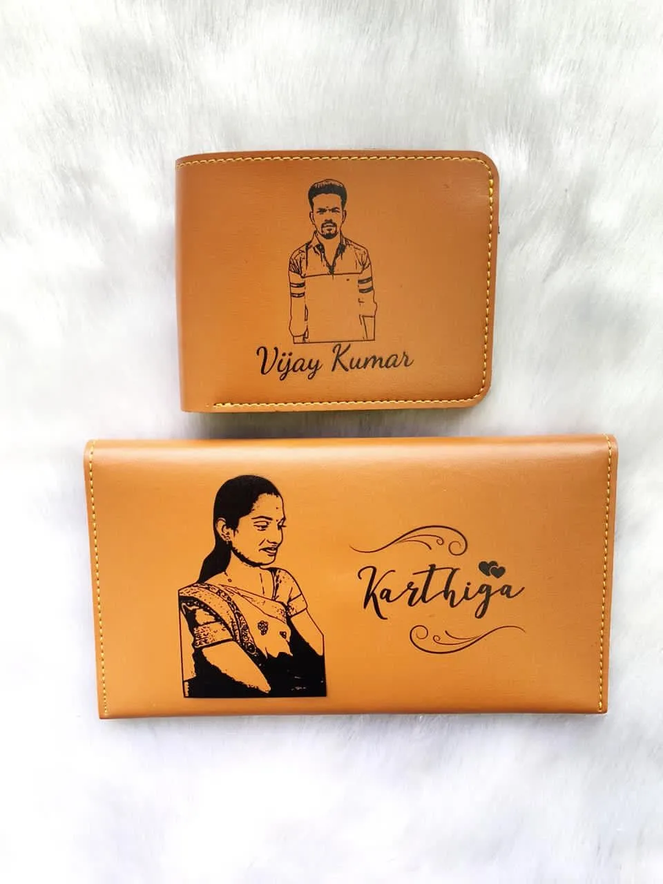 Men’s Wallet & Women’s Clutch Combo