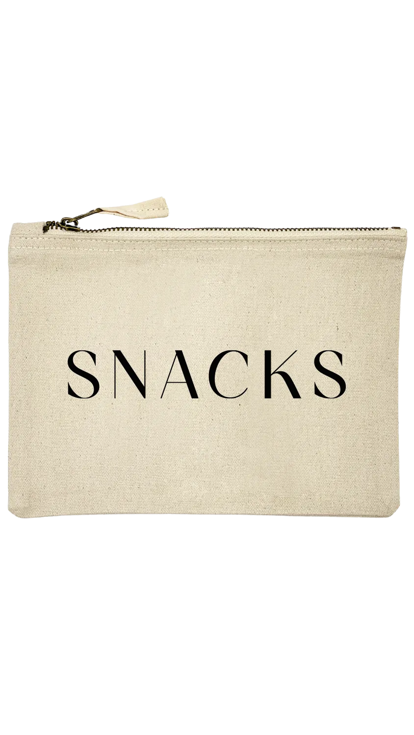 Mini bag mit "Snacks" Motiv