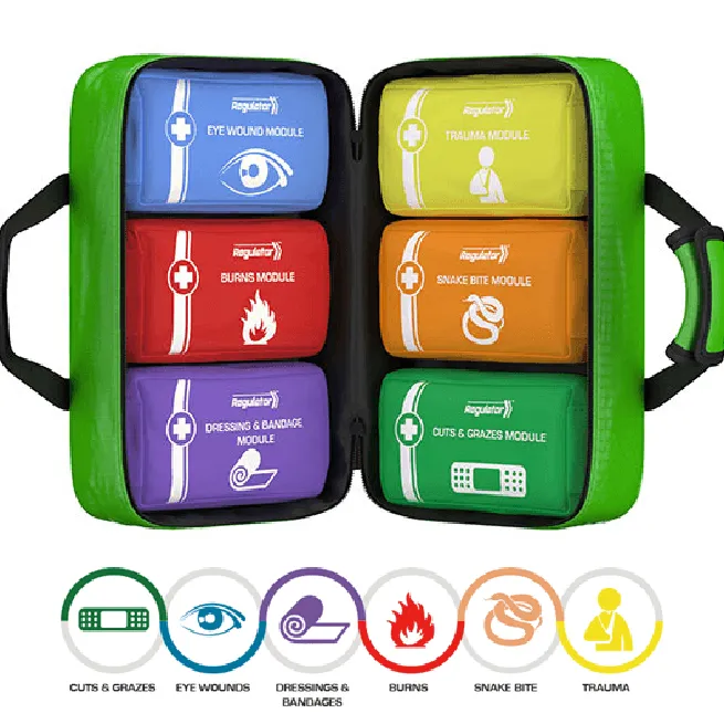 Modulator Workplace First Aid Kit Modules Compliant Soft Pack Bag