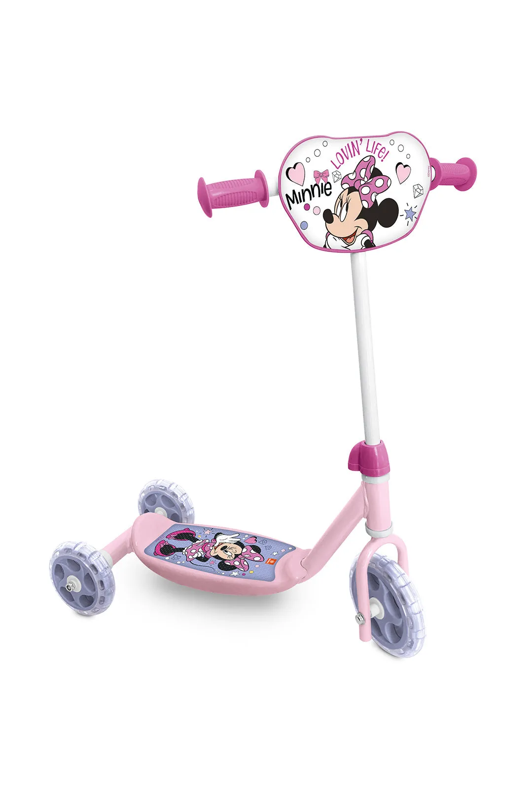 Mondo Girls Purple Minnie Mouse My first Scooter 3 Wheels