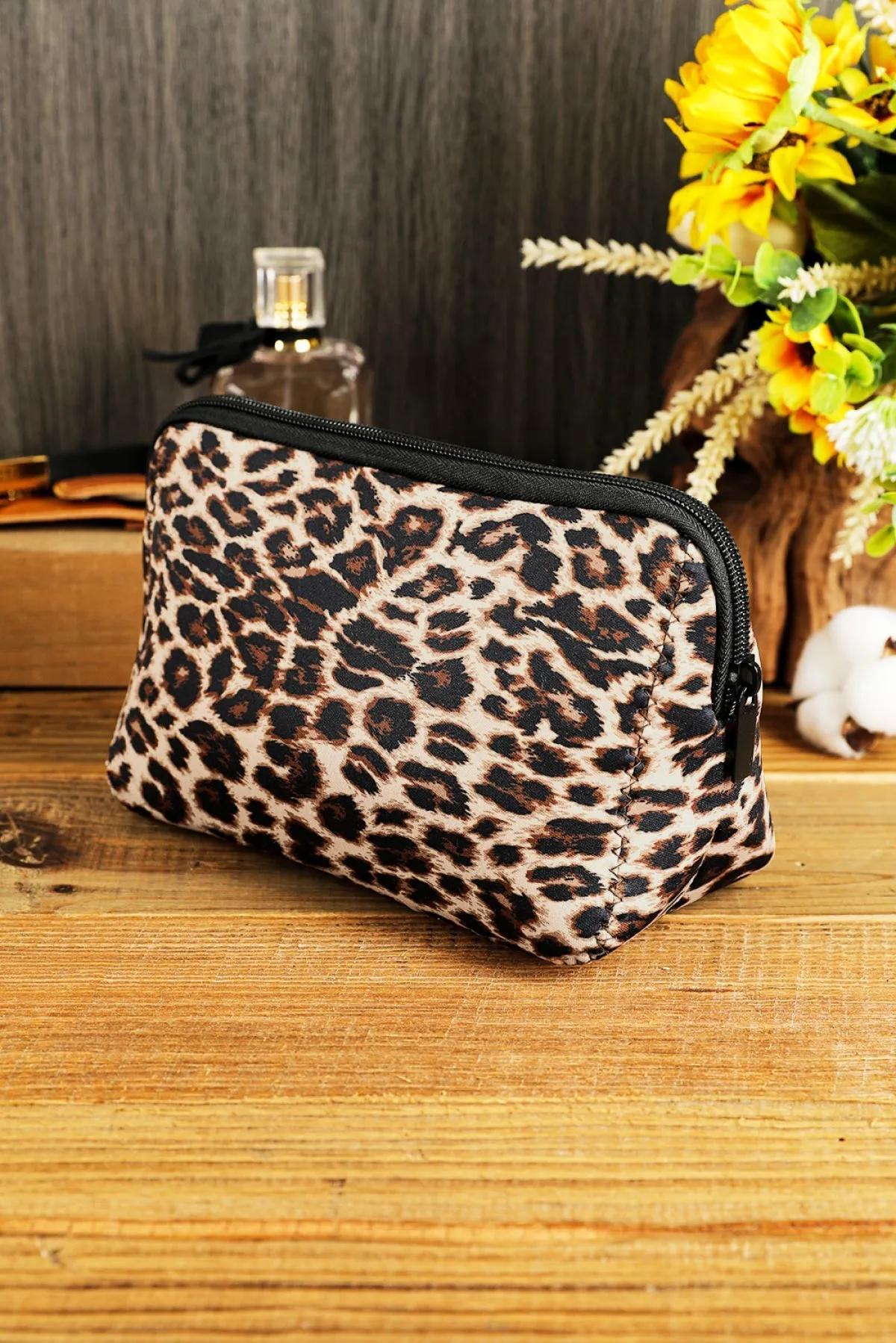 Multicolor Serape Leopard Make Up Storage Bag 14*19CM