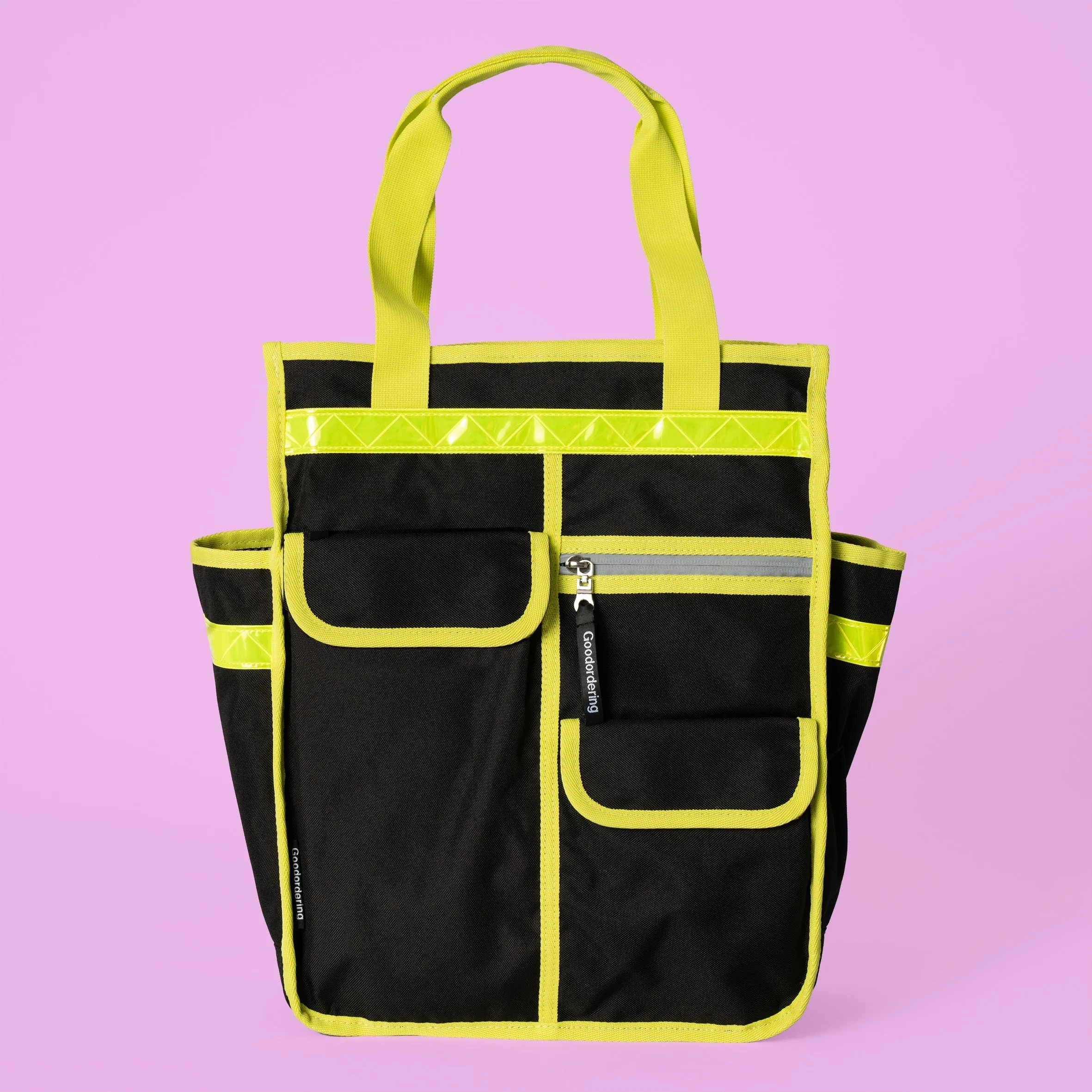 Neon market shopper pannier Klikfix hardware