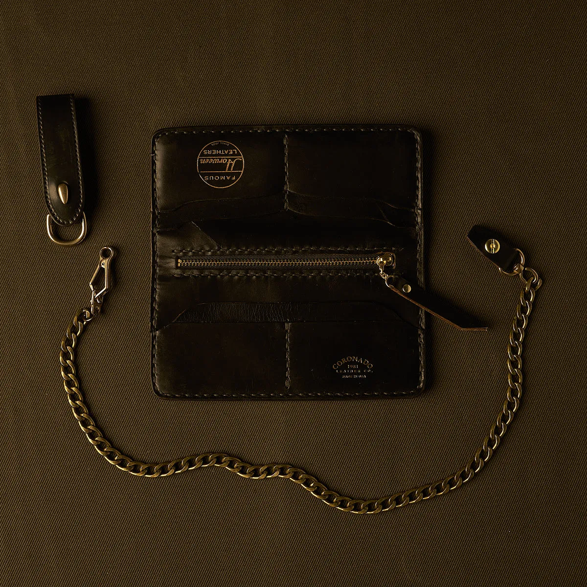 new Garrison Horsehide Long Wallet | Black