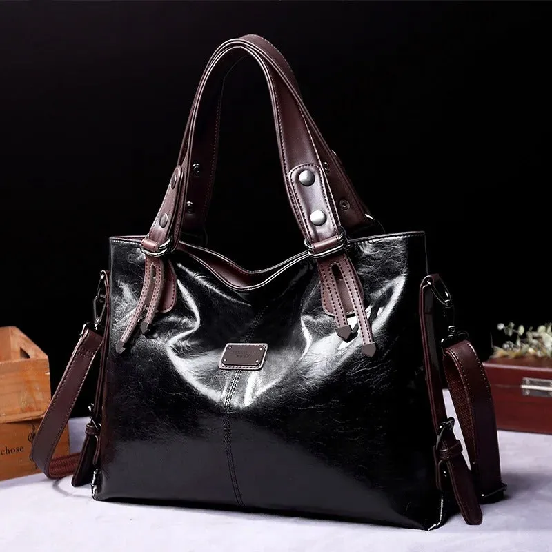 Noor - Vintage Soft Leather Tote