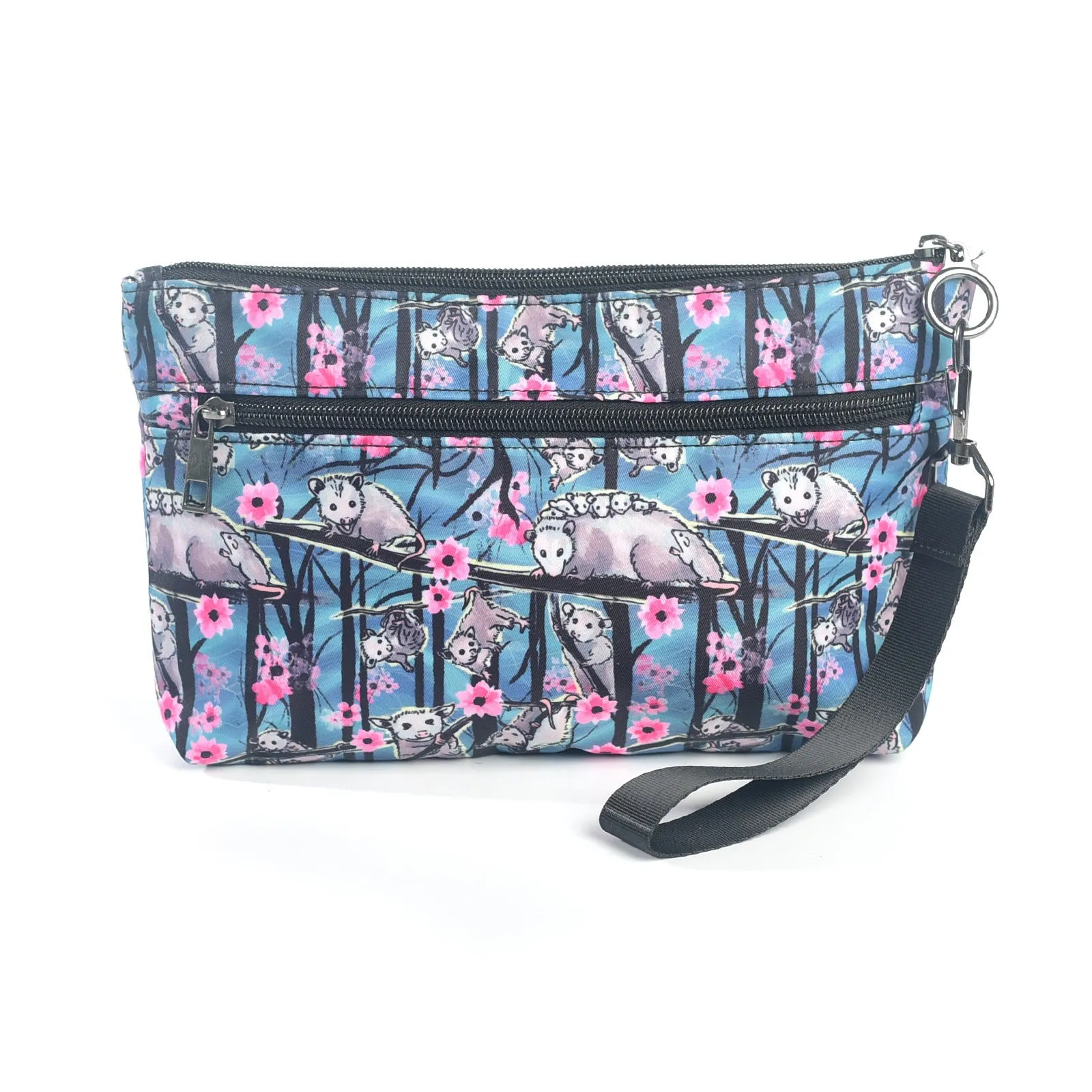 Opossum Blossom Organizer/Wristlet