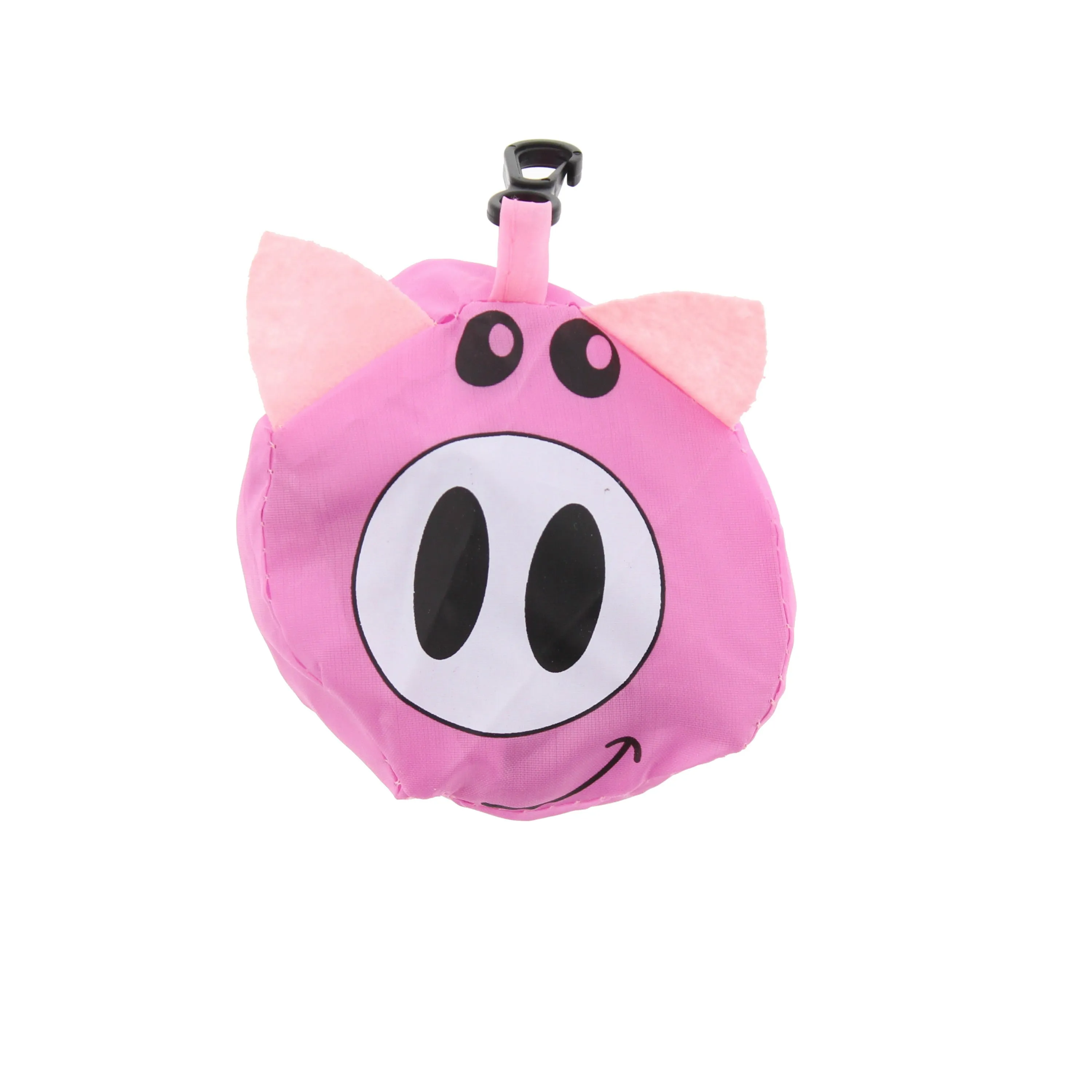 Pig Themed Shopping Bag in Pig Face Pouch