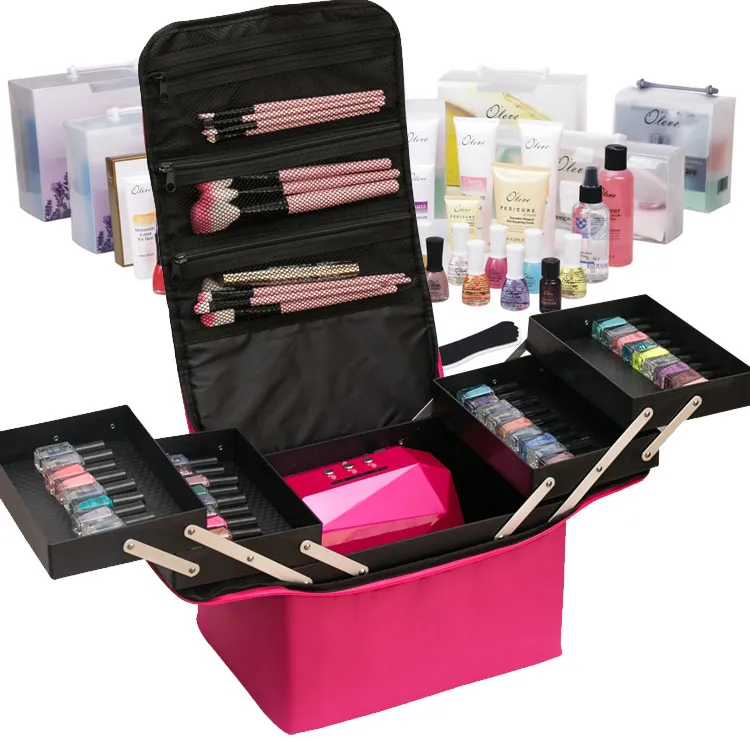 Pink Ruby Make Up Case