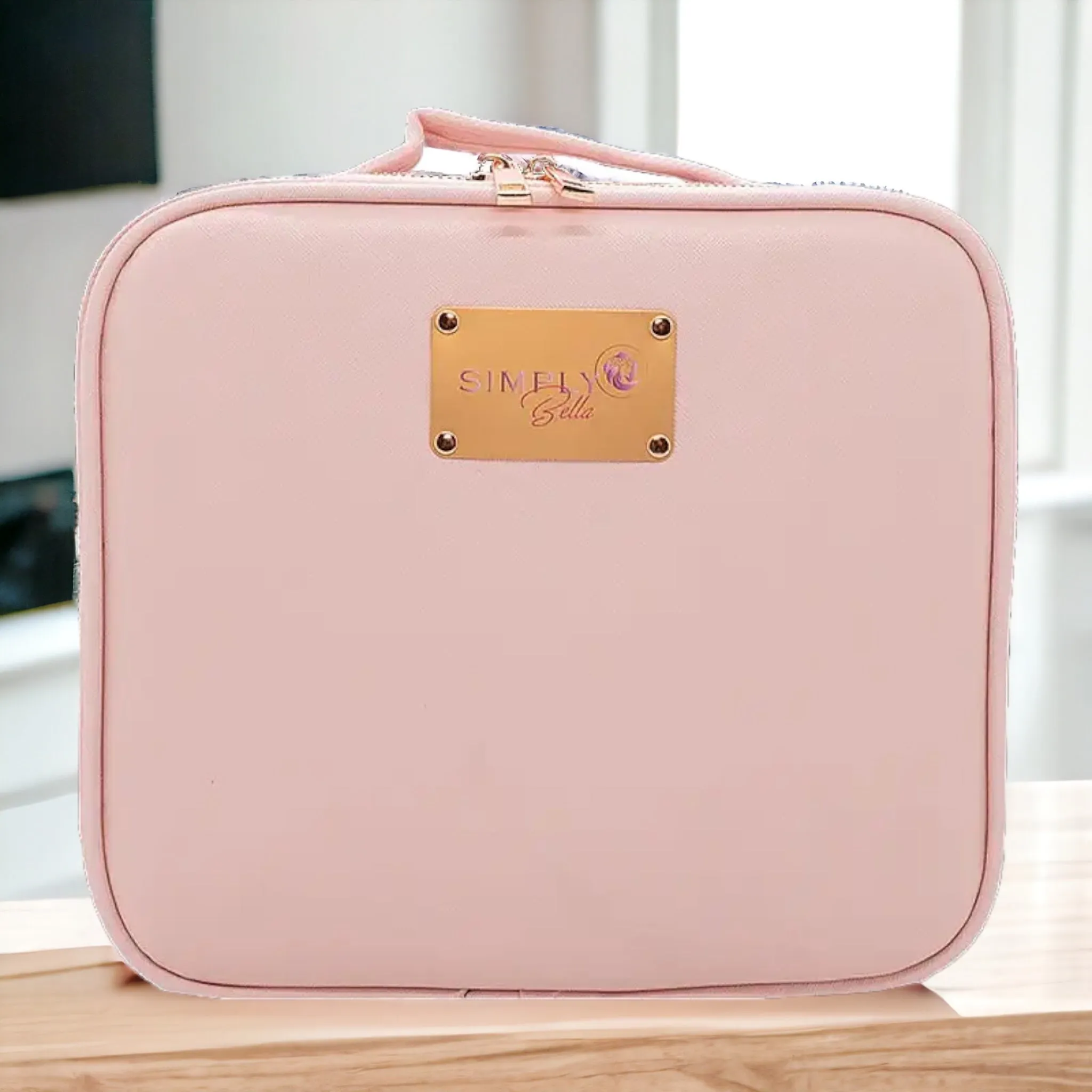 Pink Travel Bag with Light