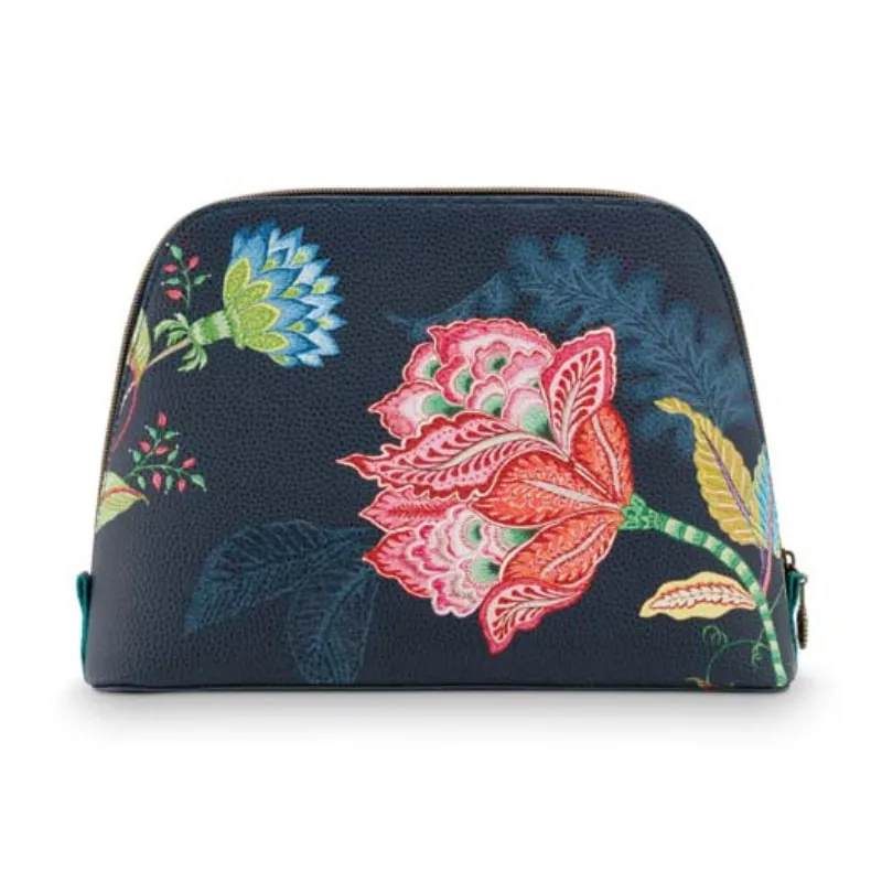 PIP Studio Jambo Flower Blue Large Triangle Beauty Bag