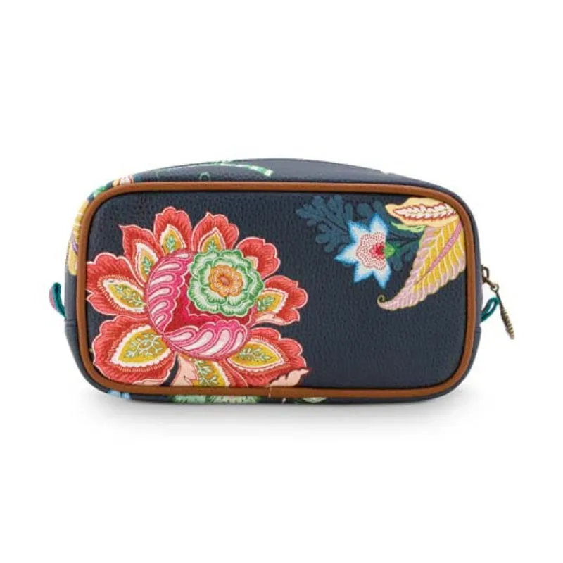 PIP Studio Jambo Flower Blue Small Square Beauty Bag