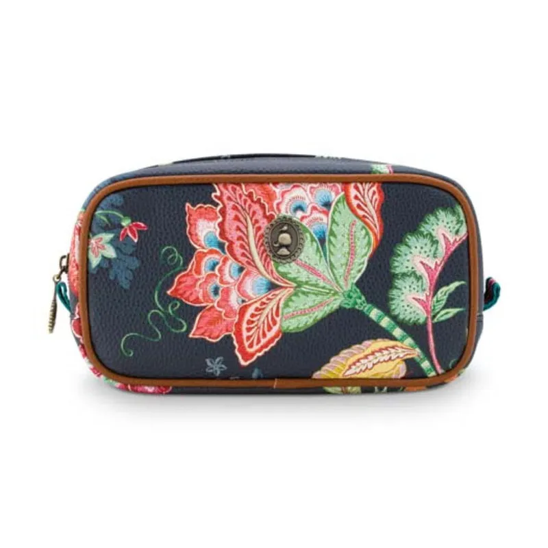 PIP Studio Jambo Flower Blue Small Square Beauty Bag