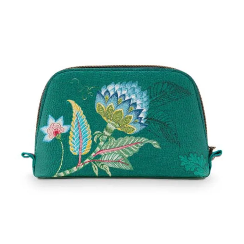 PIP Studio Jambo Flower Green Small Triangle Beauty Bag