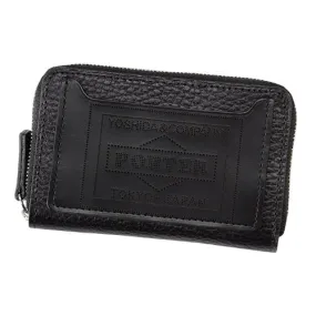 Porter-Yoshida & Co. Glaze Zip Coin Case - Black