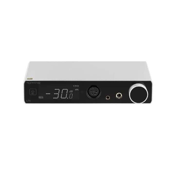 Pre-Order TOPPING L70 Full Balanced NFCA Headphone Amplifier 4Pin XLR/4.4 Balanced/6.35mm SE Output Amp With Remote Control