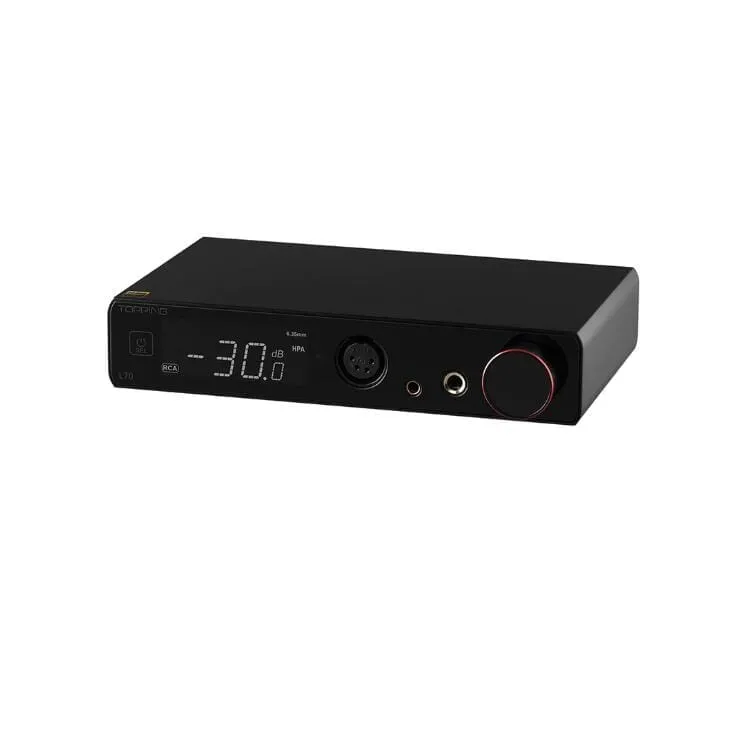 Pre-Order TOPPING L70 Full Balanced NFCA Headphone Amplifier 4Pin XLR/4.4 Balanced/6.35mm SE Output Amp With Remote Control