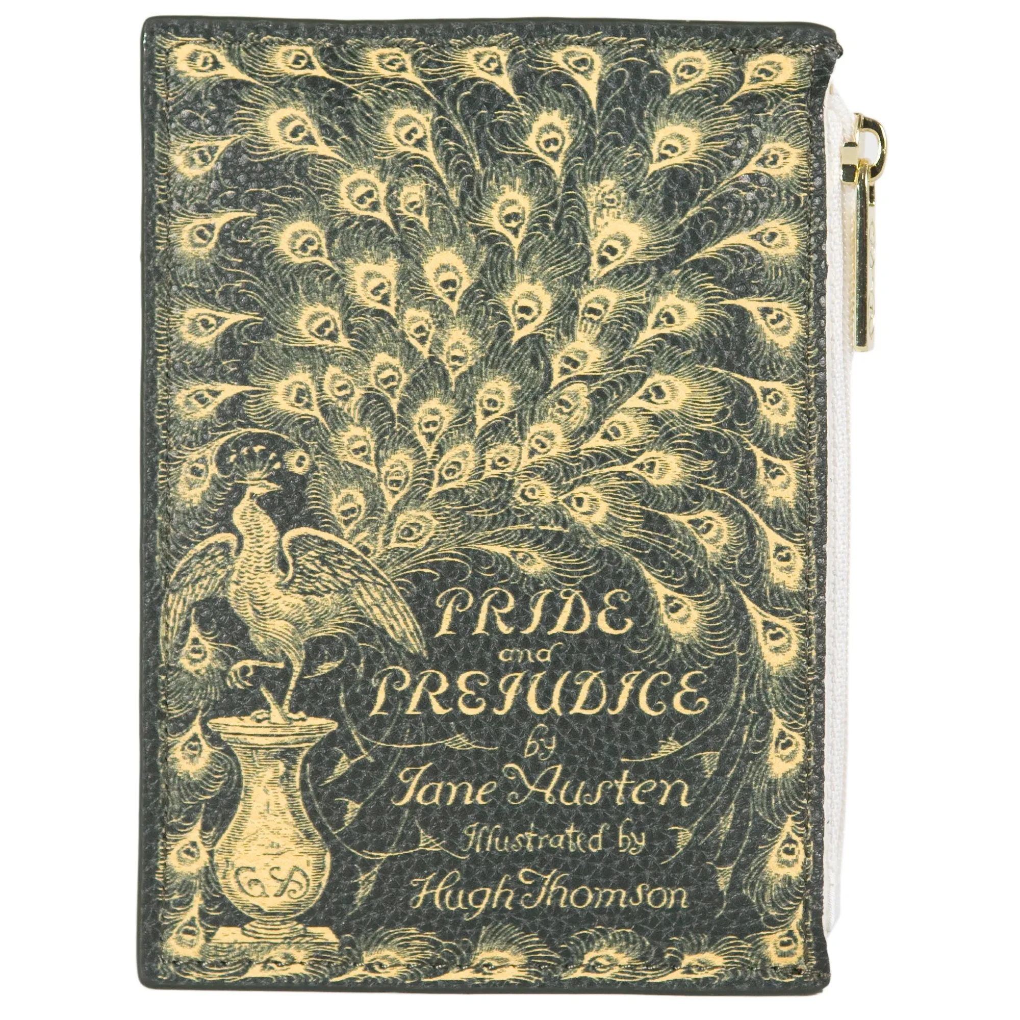 Pride and Prejudice Green Book Coin Purse Wallet