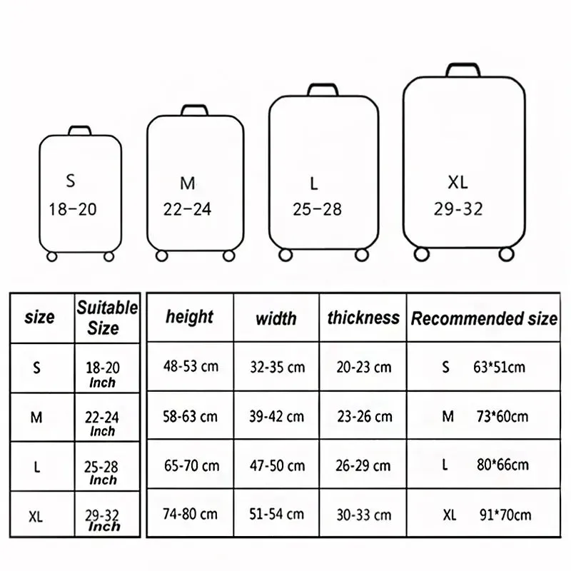 Protect Your Luggage in Style with Our Durable World Map Luggage Cover