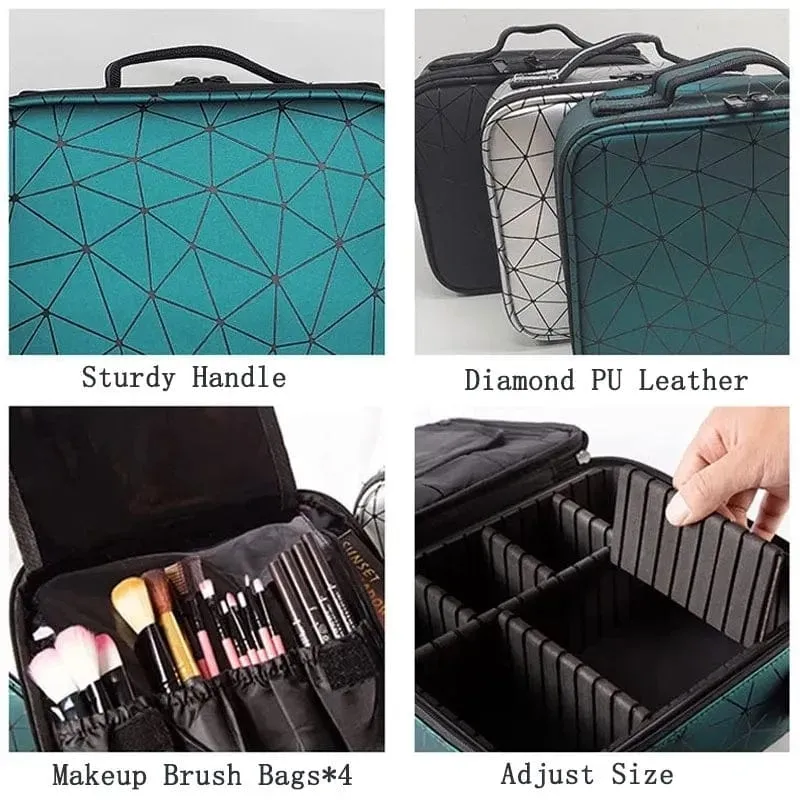 PU Travel Cosmetic Organizer Bag