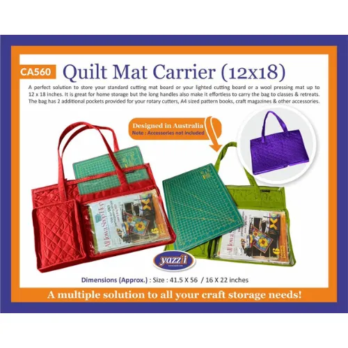 Quilt Mat Carrier (12x18)