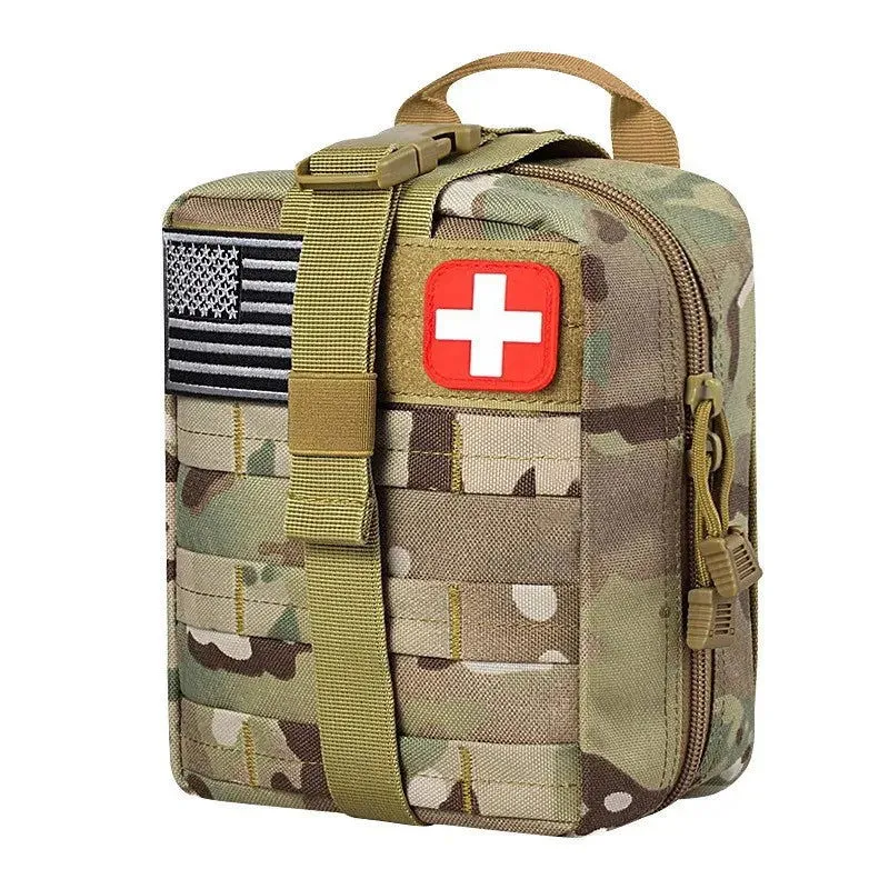 Rescue First Aid Kit Outdoor Trauma Medical Bag Set Emergency Survival Gear Camping Tactical Bag Molle Car Travel Hiking