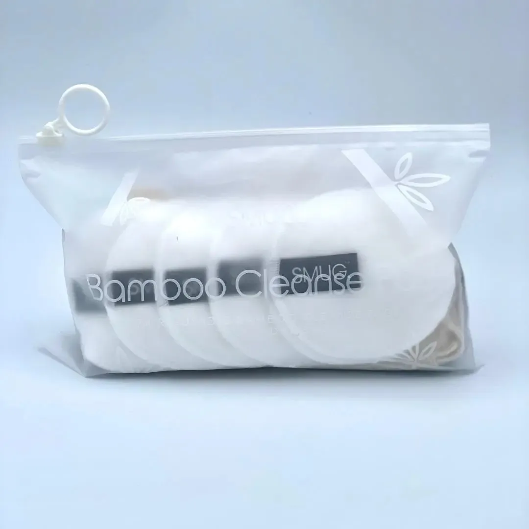 Reusable Cotton Cleanse Pads With Mesh Wash Bag