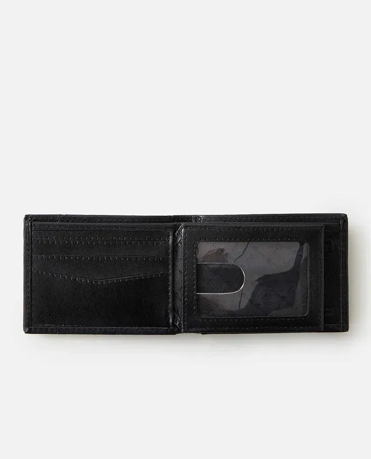 Rip Curl RFID Slim Leather Wallet Black