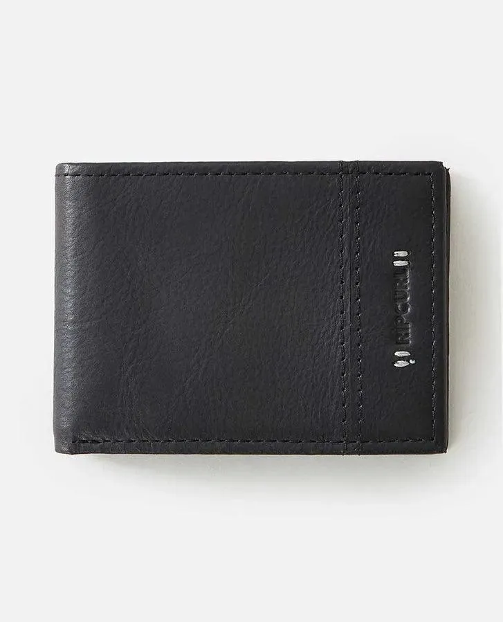 Rip Curl RFID Slim Leather Wallet Black