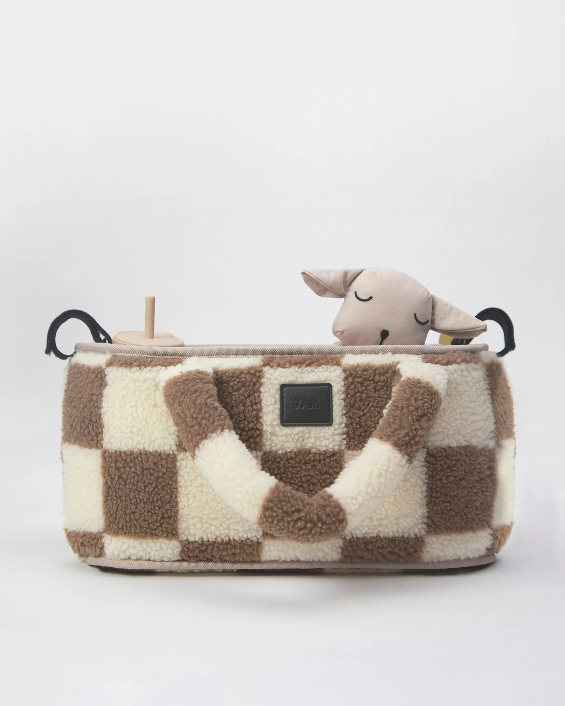 Romi Stroller Organizer - Checker Berber