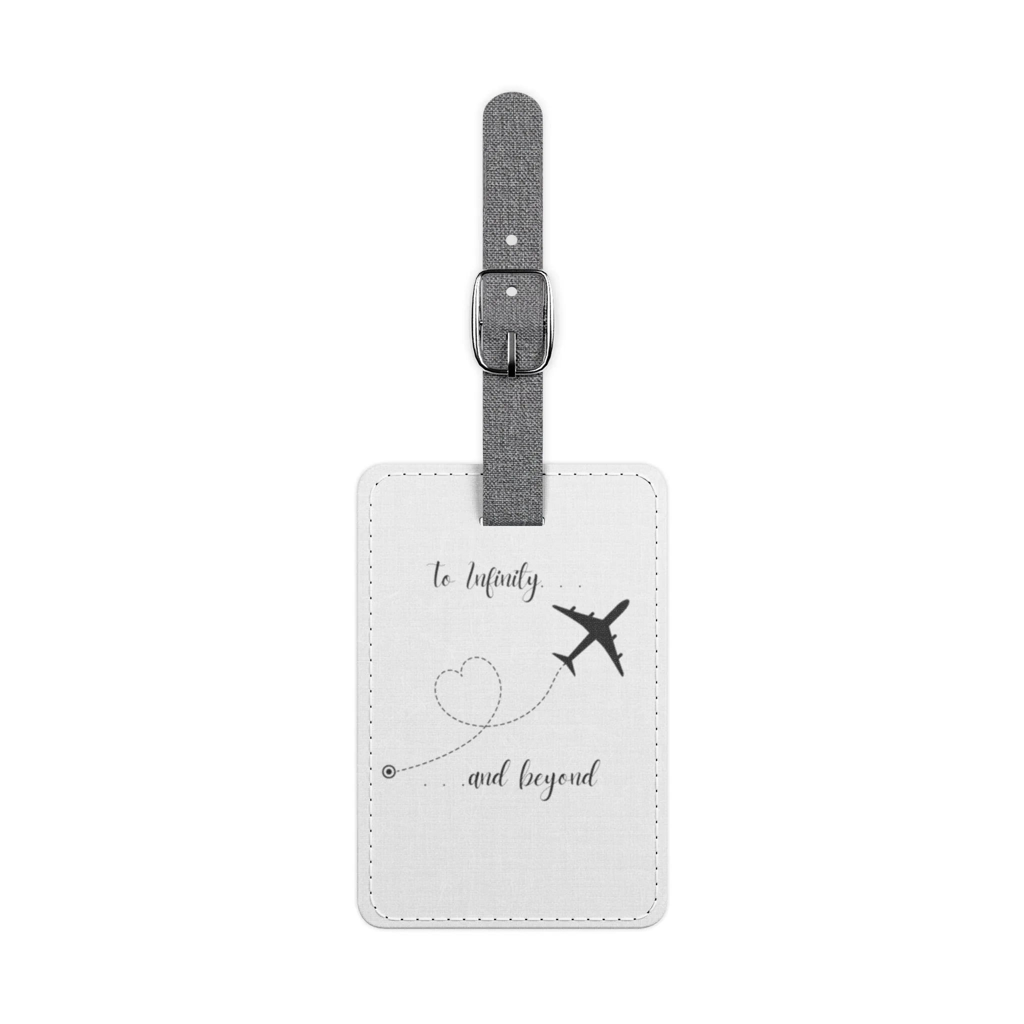 Saffiano Polyester Luggage Tag, Rectangle