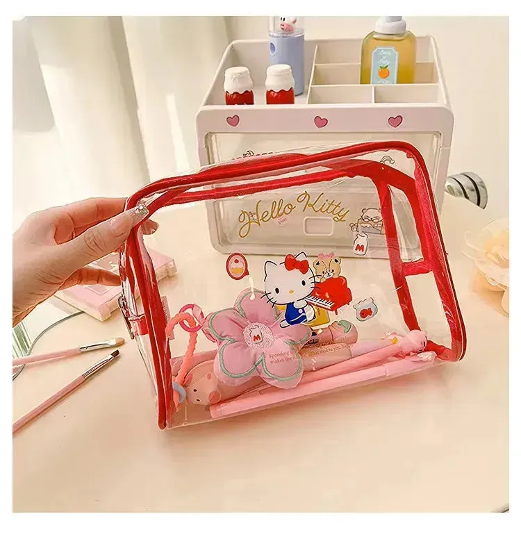 Sanrio Transparent Makeup Bag