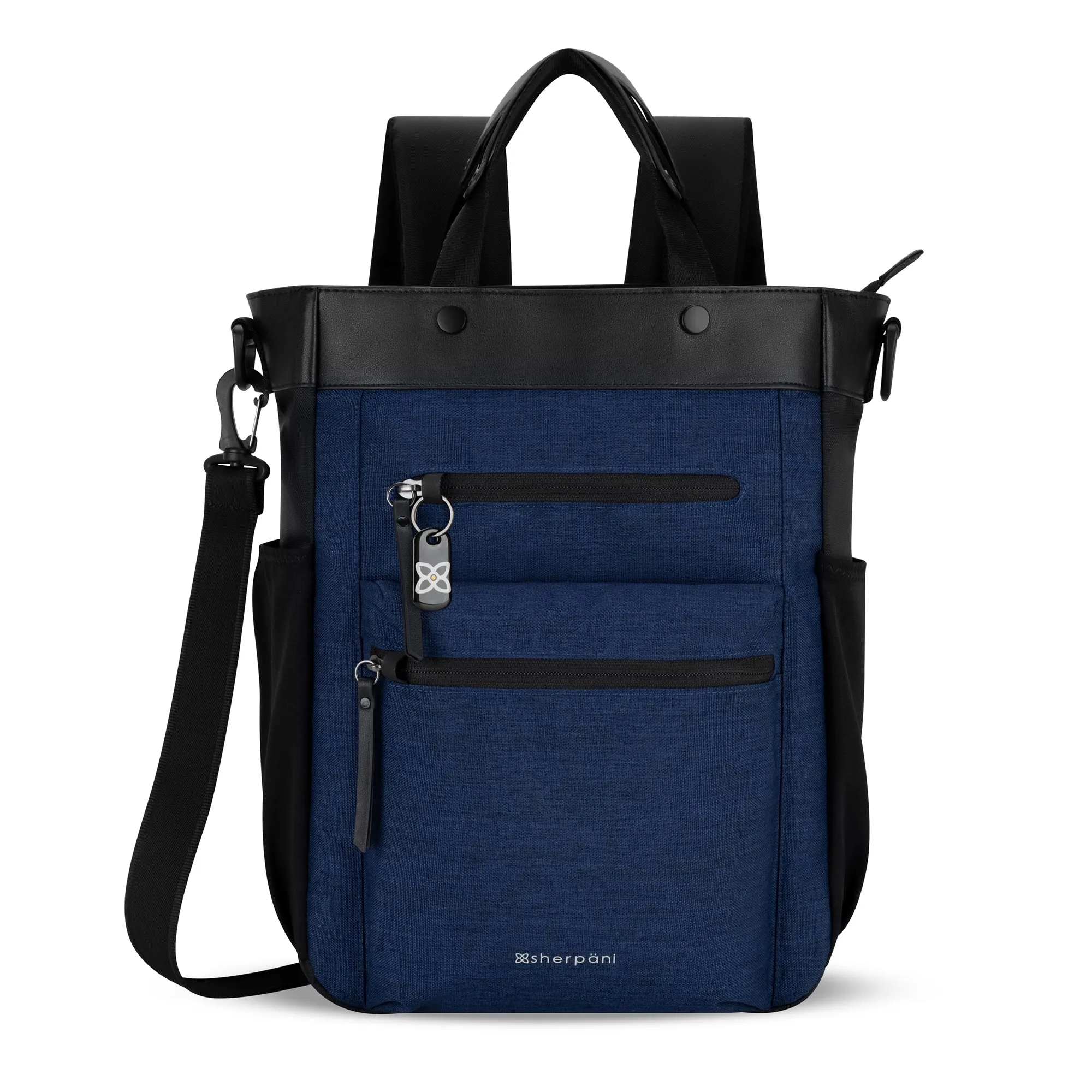 Sherpani Soleil AT Travel Backpack/ Crossbody/ Tote Bag indigo