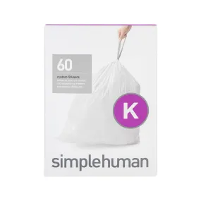 SIMPLEHUMAN 35-45L Trash Bag - Code K  (3 x 20pcs)