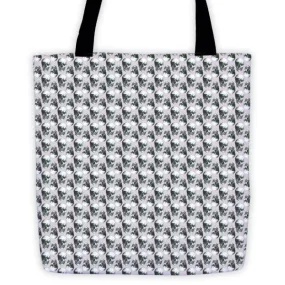 Skulls Retro Pattern by Robert Bowen Tote Bag