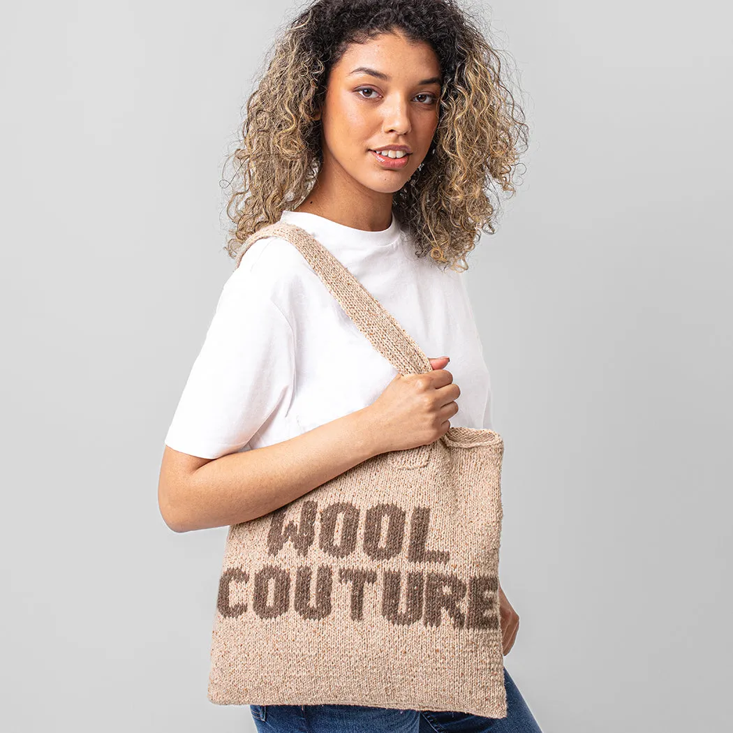 Slogan Tote Bag Knitting Kit