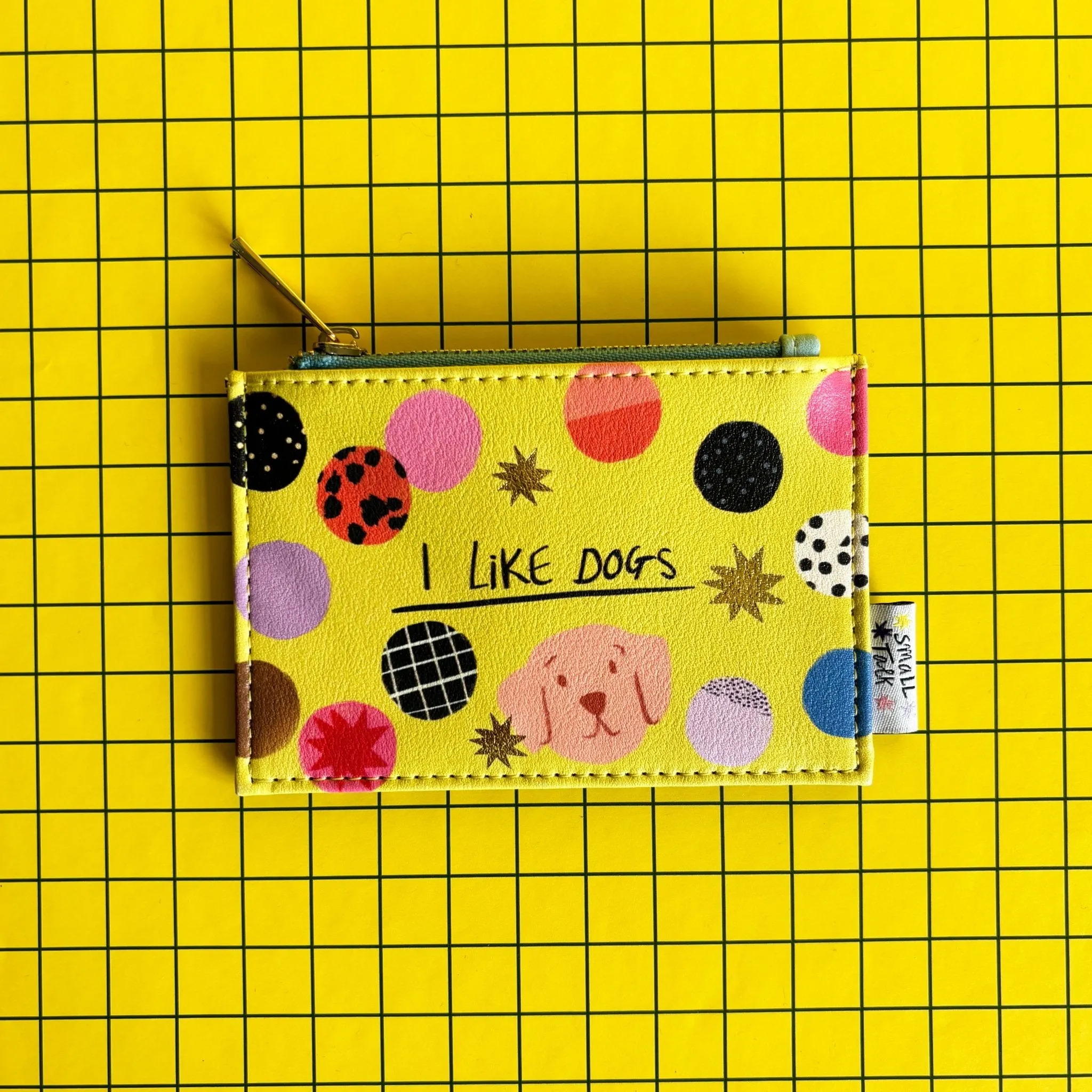 Small Talk 'I Like Dogs' Zip Purse