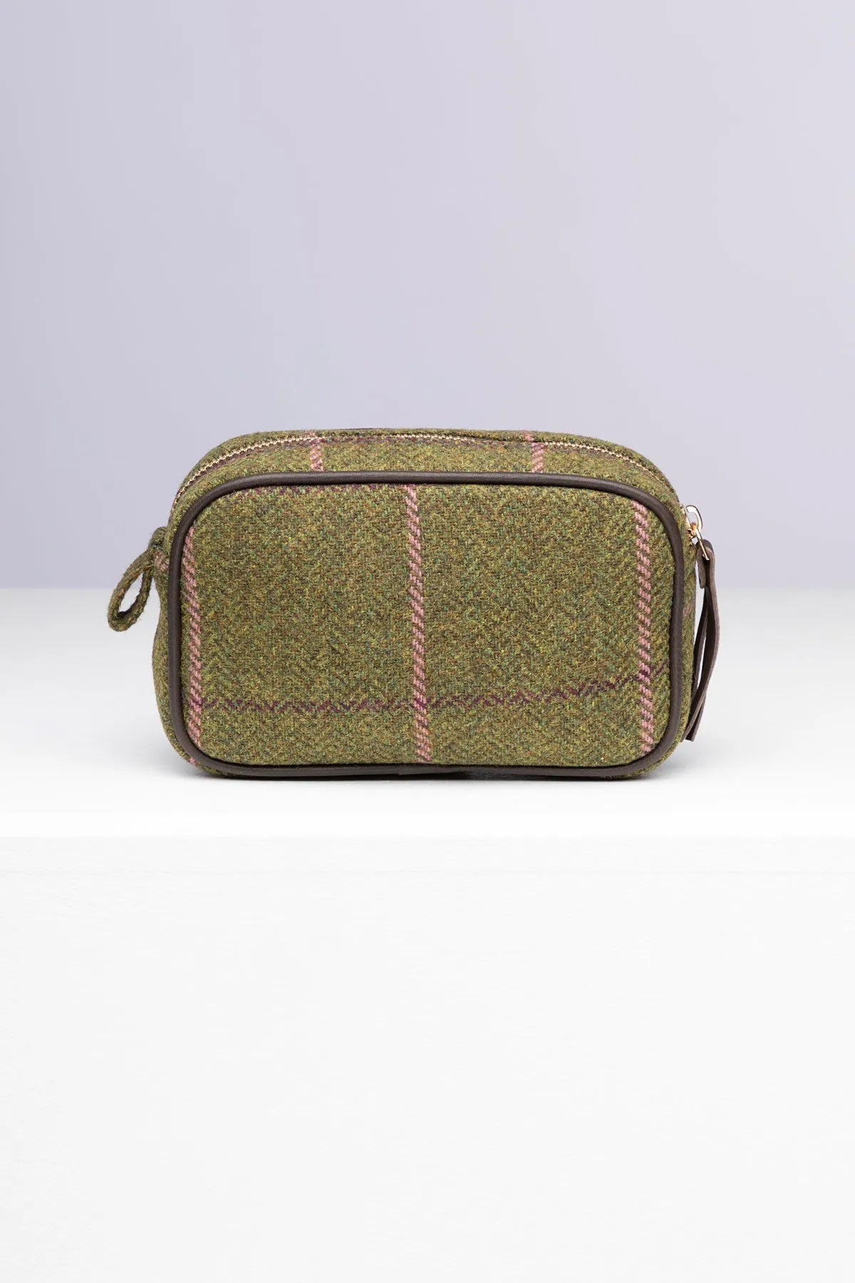 Small Tweed Makeup Bag - Helmsley