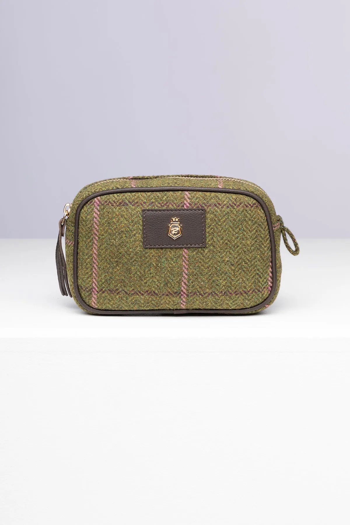 Small Tweed Makeup Bag - Helmsley