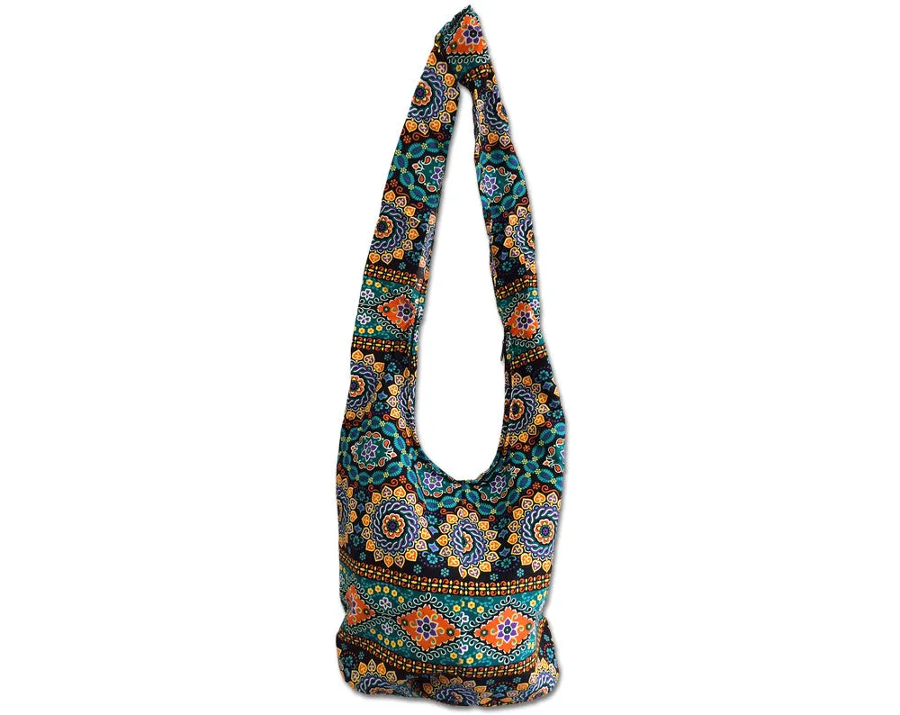 Star Burst Print Purse Handbag Tote Sling Bag