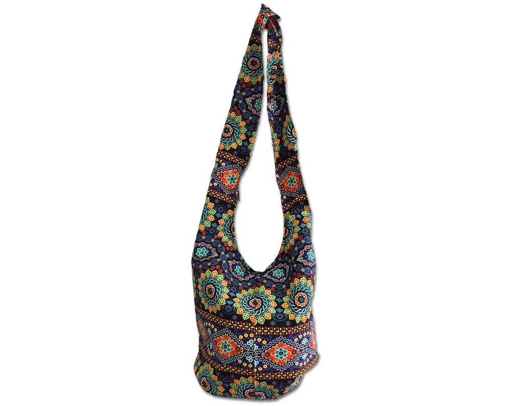 Star Burst Print Purse Handbag Tote Sling Bag