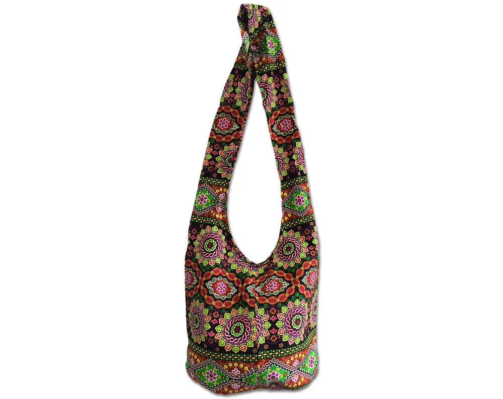 Star Burst Print Purse Handbag Tote Sling Bag