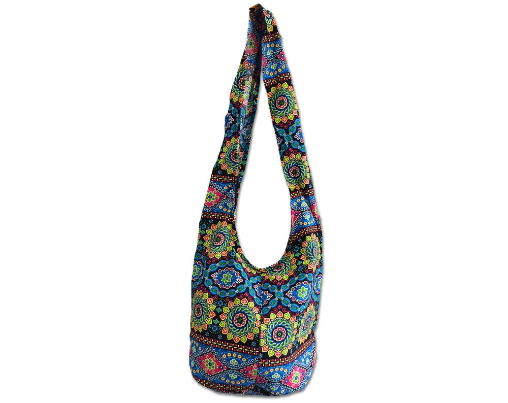 Star Burst Print Purse Handbag Tote Sling Bag