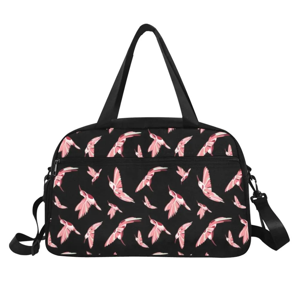 Strawberry Black Fitness Handbag