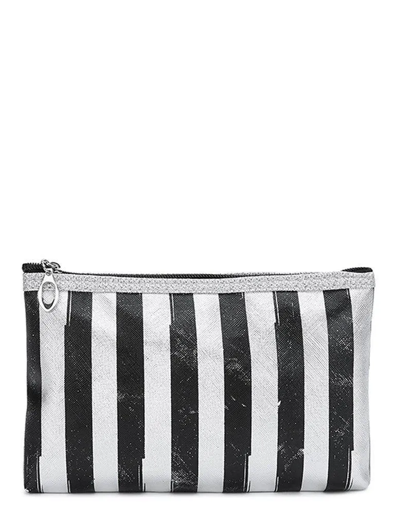 Striped Design Makeup Bag 3pcs