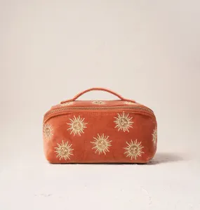 Sun Goddess Open Flat Makeup Bag